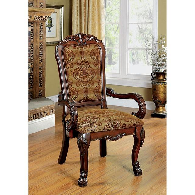 MEDIEVE Cherry Arm Chair, Cherry (2/CTN)