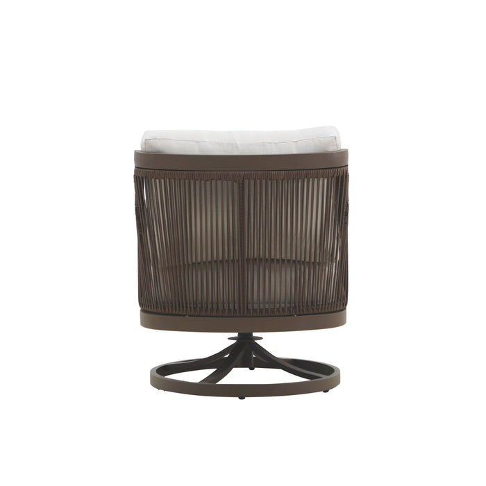 Genova Patio Swivel Club Chair W/Accent Pillow (2 Per Carton)