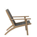 Radius Patio Wood And Gray Wicker Side Chair (2 Per Carton)