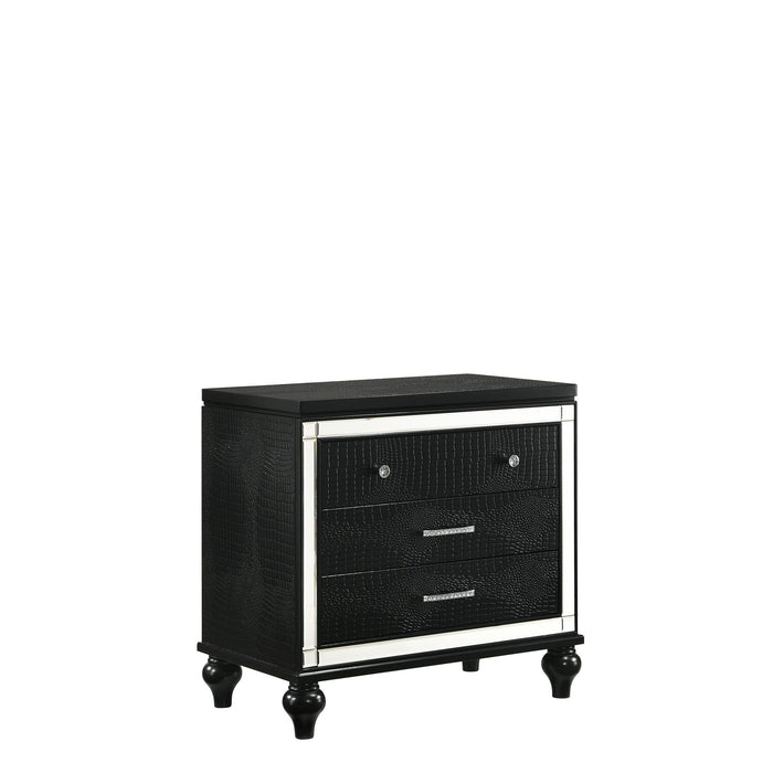VALENTINO NIGHTSTAND-BLACK