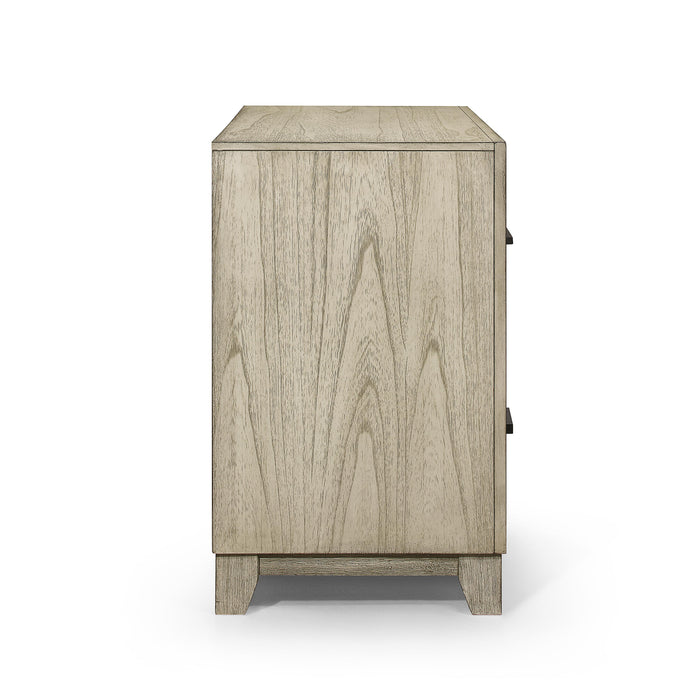 ASHLAND NIGHTSTAND-RUSTIC WHITE