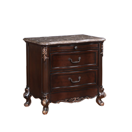 CONSTANTINE NIGHTSTAND W/MARBLE TOP-CHERRY image