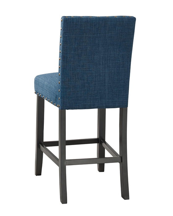 CRISPIN MARINE BLUE COUNTER CHAIR- (2/Ctn)