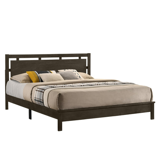 GEMINI 6/6 EK PANEL BED-HB/FB/RAILS-GRAY image