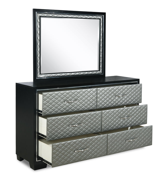 LUXOR MIRROR-BLACK/SILVER