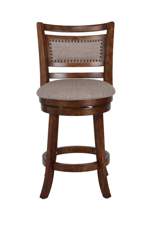 Aberdeen 24" Counter Stool W/Fabric Cushions-Brown