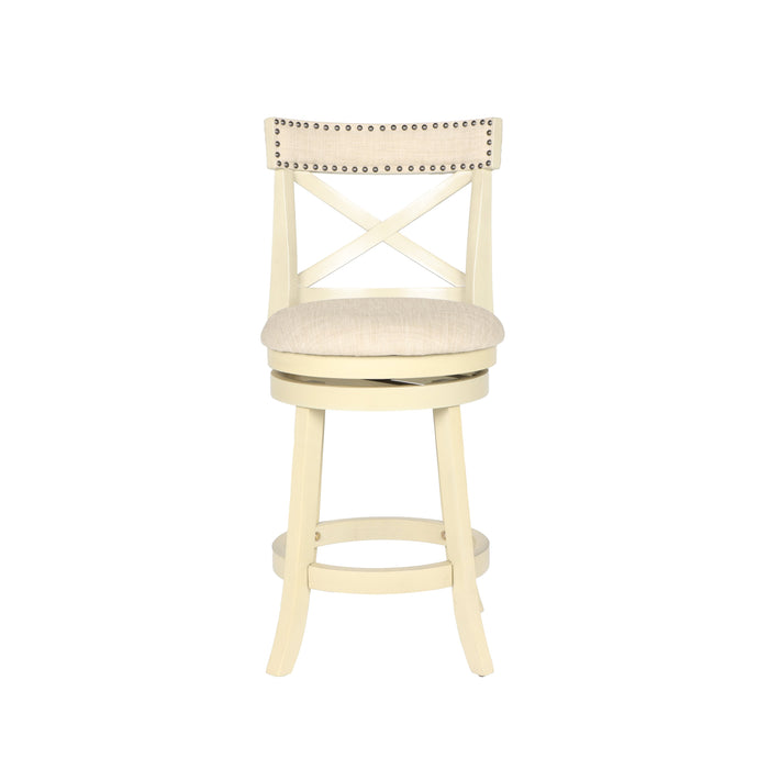 York 24" Counter Stool-White