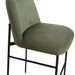 Erik Bar Chair W/ Black Metal Frame- Green (2 Per Carton)