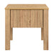Thayer One Drawer End Table/Bedside Table-Natural