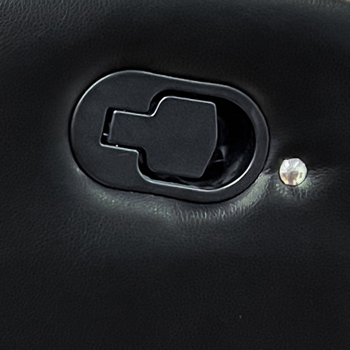 Orion Ii Sofa W/Dual Recliner-Black