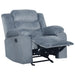 Willow Glider Recliner-Gray