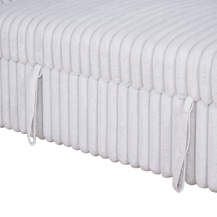 Bliss Loveseat W/Pull Out Bed-Mist Gray