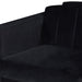 Empire Lighted Loveseat-Black