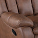 Morello Sofa W/Dual Recliner- Brown