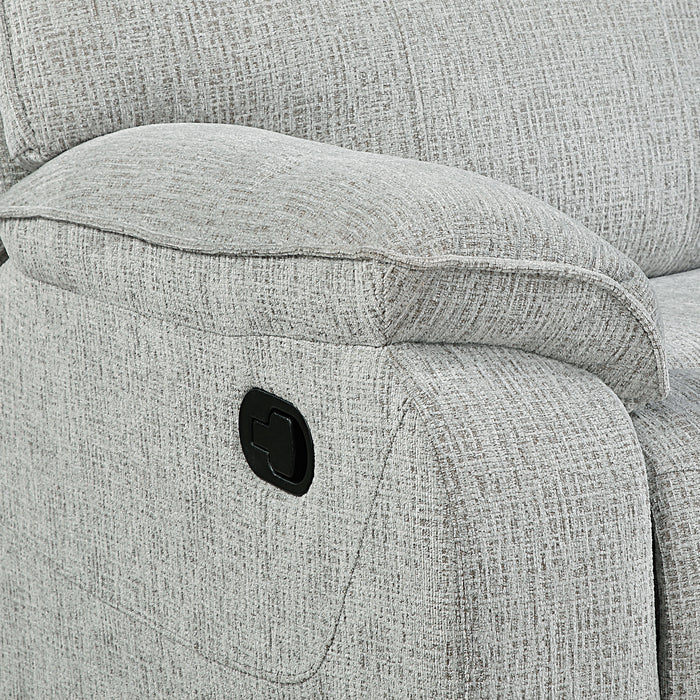 Chablis Reclining Sofa-Mist Gray