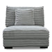 Embrace Armless Chair-Gray