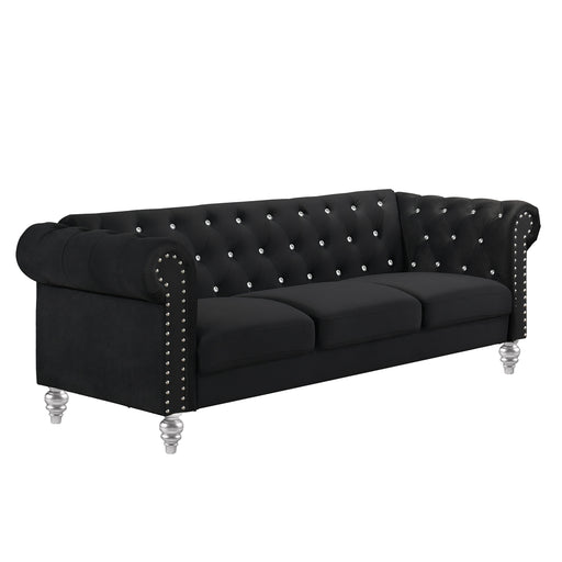 Emma Crystal Sofa-Black