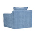 Sylvie Swivel Chair-Blue Slate