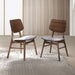 Oscar Chair With Dk Gray Cushion-Walnut