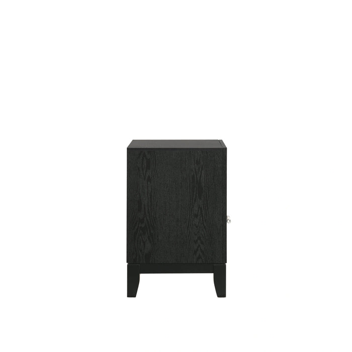 Obsidian Nightstand-Black