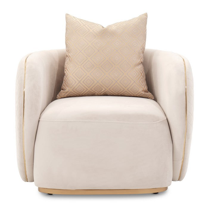 AICO Ariana Chair in Beige Gold image