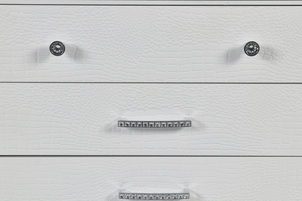 Valentino Nightstand-White