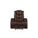 Chester Glider Recliner W/Pwr Hr & Fr-Brown