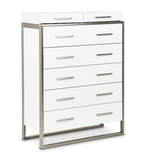 AICO Marquee Chest in Cloud White image
