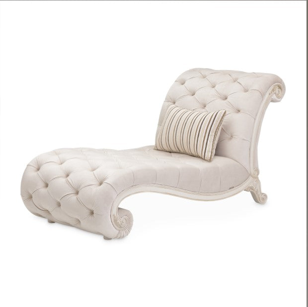 AICO Chamberi Chaise in Ivory Classic Pearl image