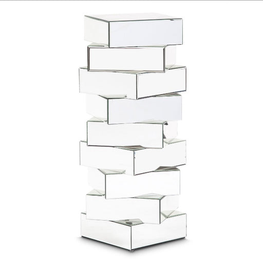 AICO Furniture Montreal Large Mirrored Stacking Decororative Stand image