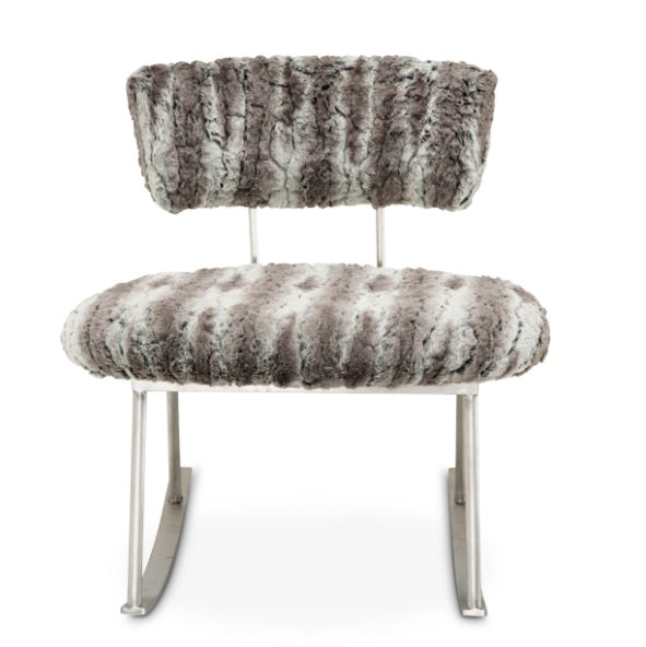AICO Furniture A La Carte Pebble Beach Rocker Chair in Moondust