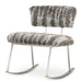 AICO Furniture A La Carte Pebble Beach Rocker Chair in Moondust image