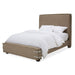 AICO Furniture Penninsula Queen Upholstered Bed in Khaki image