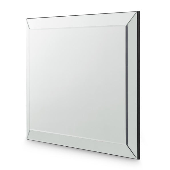 AICO Furniture Carmela Mirror in Glossy Charcoal Sand