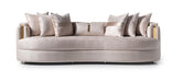 AICO Carmela Mansion Sofa in Shimmer Ivory image