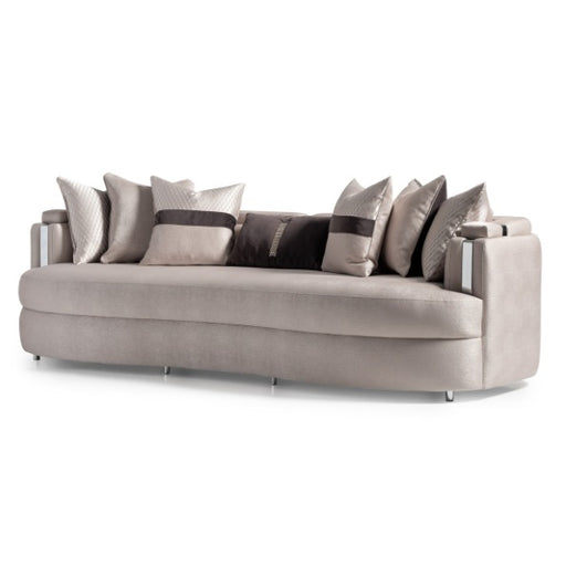 AICO Furniture Carmela Mansion Sofa Zinc in Silver image