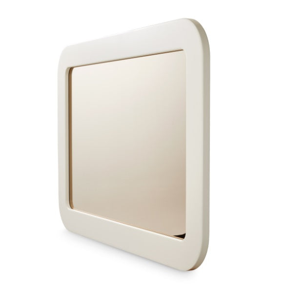 AICO Furniture Wall Mirror in Silken Matte Cream
