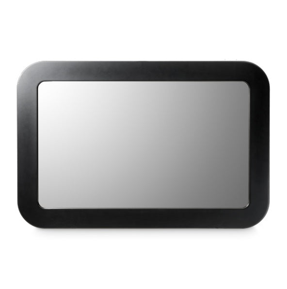 AICO Furniture Wall Mirror in Silken Matte Black image