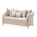 AICO Lisbon Loveseat in Opal Gold image