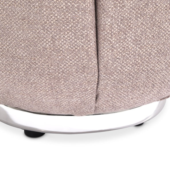 AICO Furniture Lucca Side Table in Silver