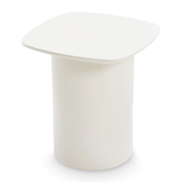 AICO Furniture Le Montreaux Accent Table in Cloud White
