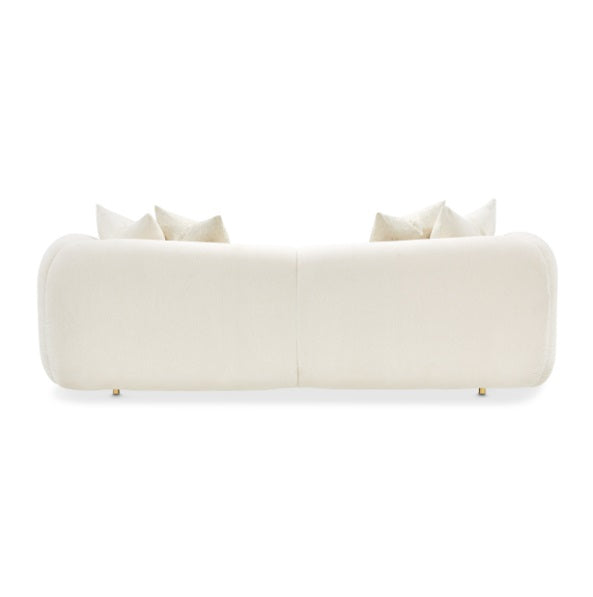 AICO Furniture Sassani Sofa Crepe in Gold
