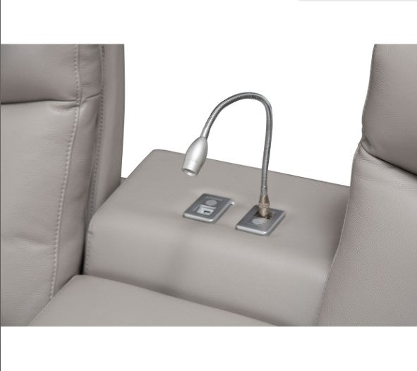 AICO Mia Bella Bentley 3pc Loveseat Set w/ Motion