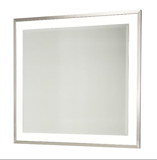 AICO Marquee Wall Mirror in Cloud White image
