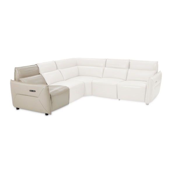 AICO Furniture Verona Storage Console in Light Gray