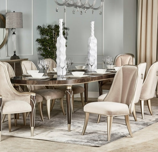 AICO Villa Cherie Arm Chair in Hazelnut