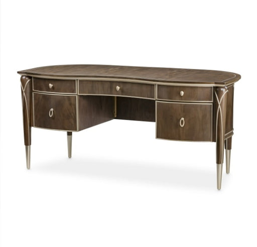 AICO Villa Cherie Desk in Hazelnut image