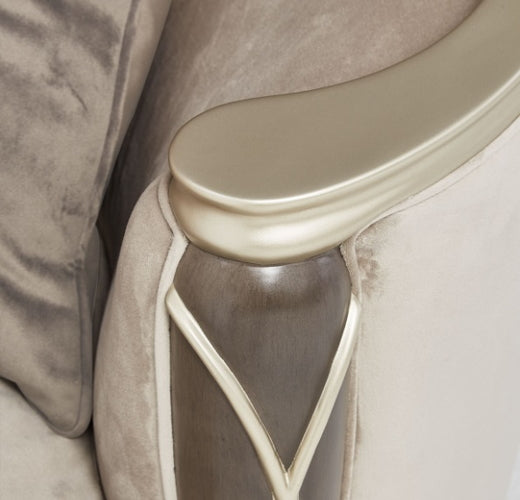 AICO Villa Cherie Sofa in Hazelnut