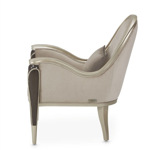 AICO Villa Cherie Accent Chair in Hazelnut