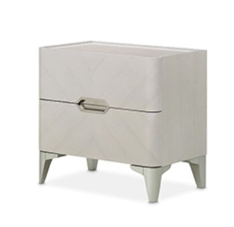 AICO Furniture Penthouse Nightstand in Ash Gray image